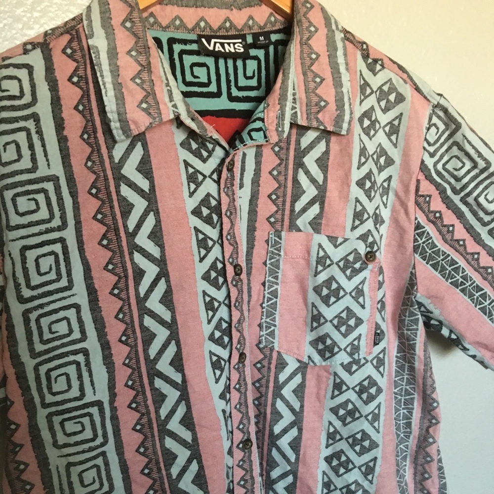 Vans Multicolour Patterned Button Down - image 1